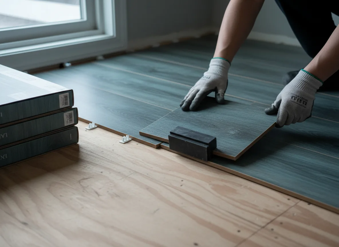 Luxury Vinyl Plank Installation company in Doucette, TX